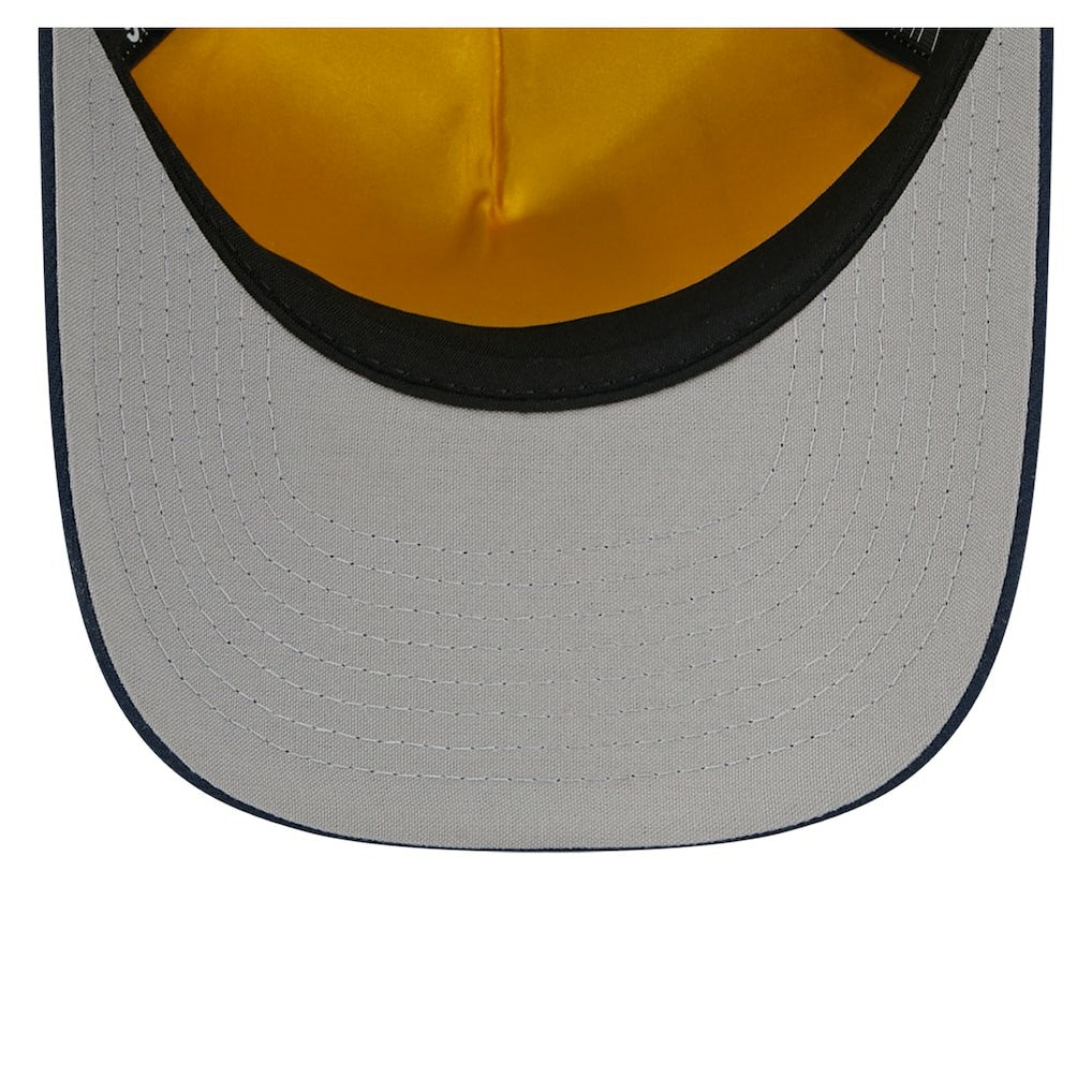 Indiana Pacers 2025 NBA Tip Off M-Crown A-Frame 9FORTY Adjustable Hat White/Navy | New Era Lifestyle