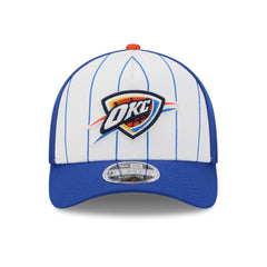 Oklahoma City Thunder 2025 NBA Tip Off M-Crown A-Frame 9FORTY Adjustable Hat White/Blue | New Era online