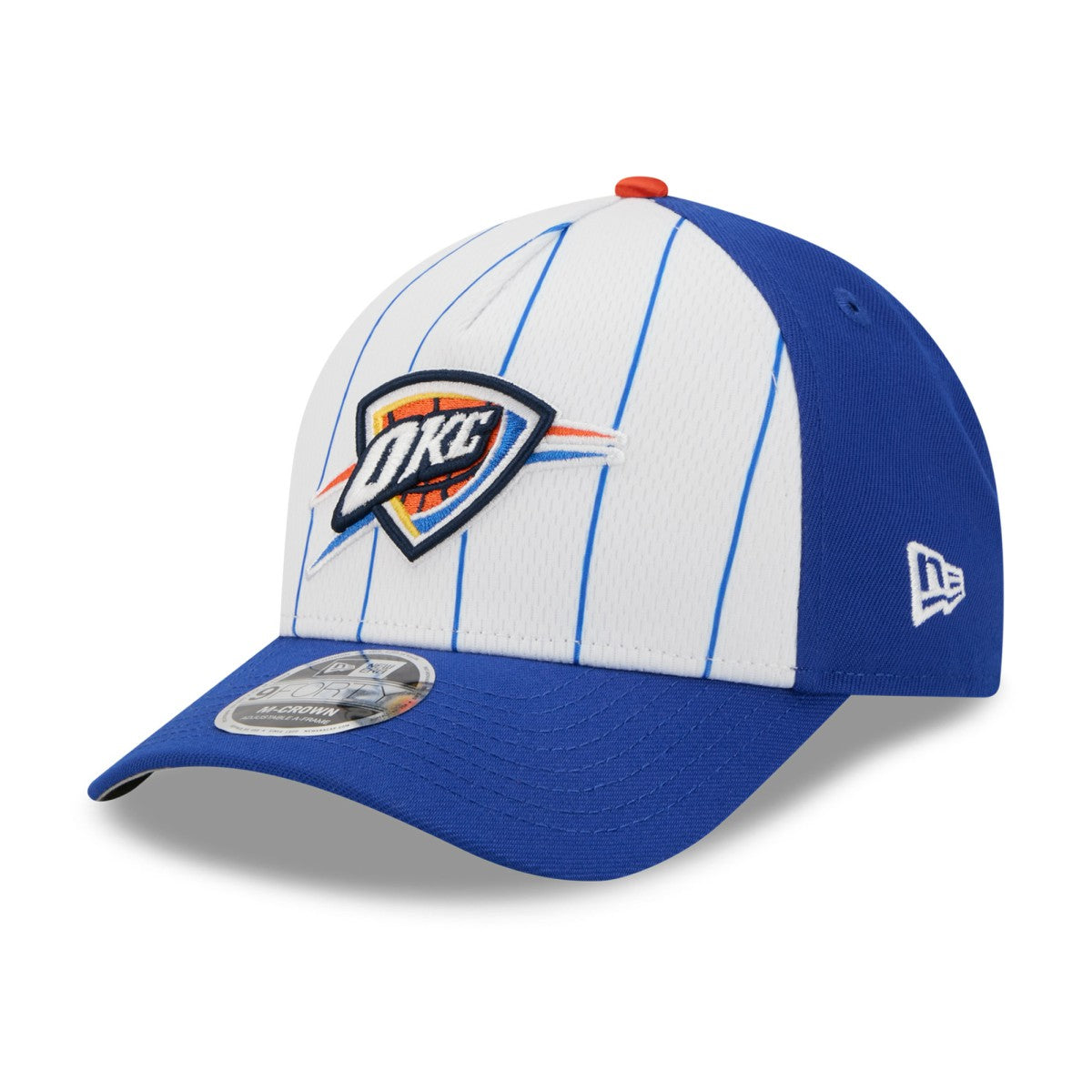 Oklahoma City Thunder 2025 NBA Tip Off M-Crown A-Frame 9FORTY Adjustable Hat White/Blue | New Era online