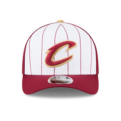 Cleveland Cavaliers 2025 NBA Tip Off M-Crown A-Frame 9FORTY Adjustable Hat for sale White/Wine | New Era Near Me