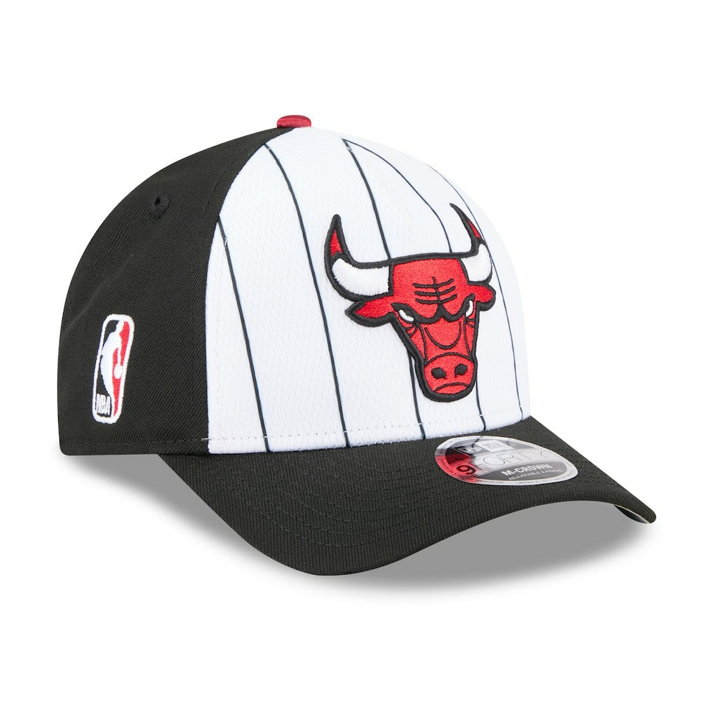 Chicago Bulls 2025 NBA Tip Off M-Crown A-Frame 9FORTY Adjustable Hat White/Black | New Era outlet