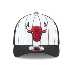Chicago Bulls 2025 NBA Tip Off M-Crown A-Frame 9FORTY Adjustable Hat White/Black | New Era outlet