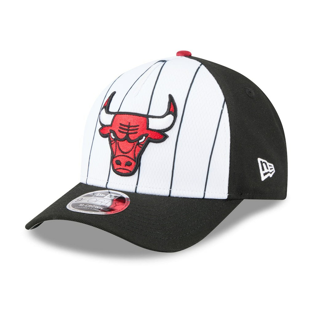 Chicago Bulls 2025 NBA Tip Off M-Crown A-Frame 9FORTY Adjustable Hat White/Black | New Era outlet