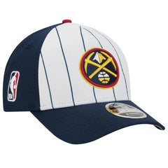 Denver Nuggets 2025 NBA Tip Off M-Crown A-Frame 9FORTY Adjustable Hat for sale White/Navy | New Era discount