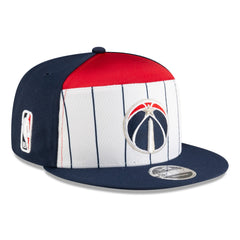 Washington Wizards 2025 NBA Tip Off Split Panel 9FIFTY Snapback Hat White/Navy | New Era discount