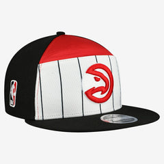 Atlanta Hawks 2025 NBA Tip Off Split Panel 9FIFTY Snapback Hat White/Red | New Era Near Me