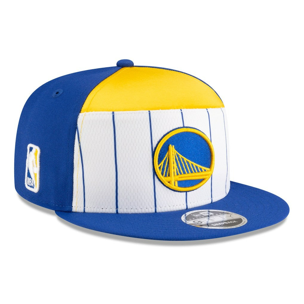 Golden State Warriors 2025 NBA Tip Off Split Panel 9FIFTY Snapback Hat for sale White/Royal | New Era outlet