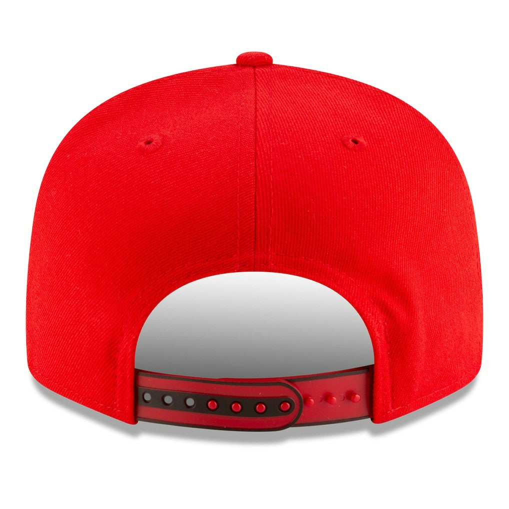 Houston Rockets 2025 NBA Tip Off Split Panel 9FIFTY Snapback Hat for sale White/Red | New Era US