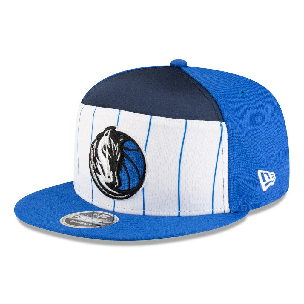 Dallas Mavericks 2025 NBA Tip Off Split Panel 9FIFTY Snapback Hat for sale White/Blue | New Era US