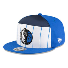 Dallas Mavericks 2025 NBA Tip Off Split Panel 9FIFTY Snapback Hat for sale White/Blue | New Era US