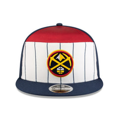 Denver Nuggets 2025 NBA Tip Off Split Panel 9FIFTY Snapback Hat for sale White/Navy | New Era online