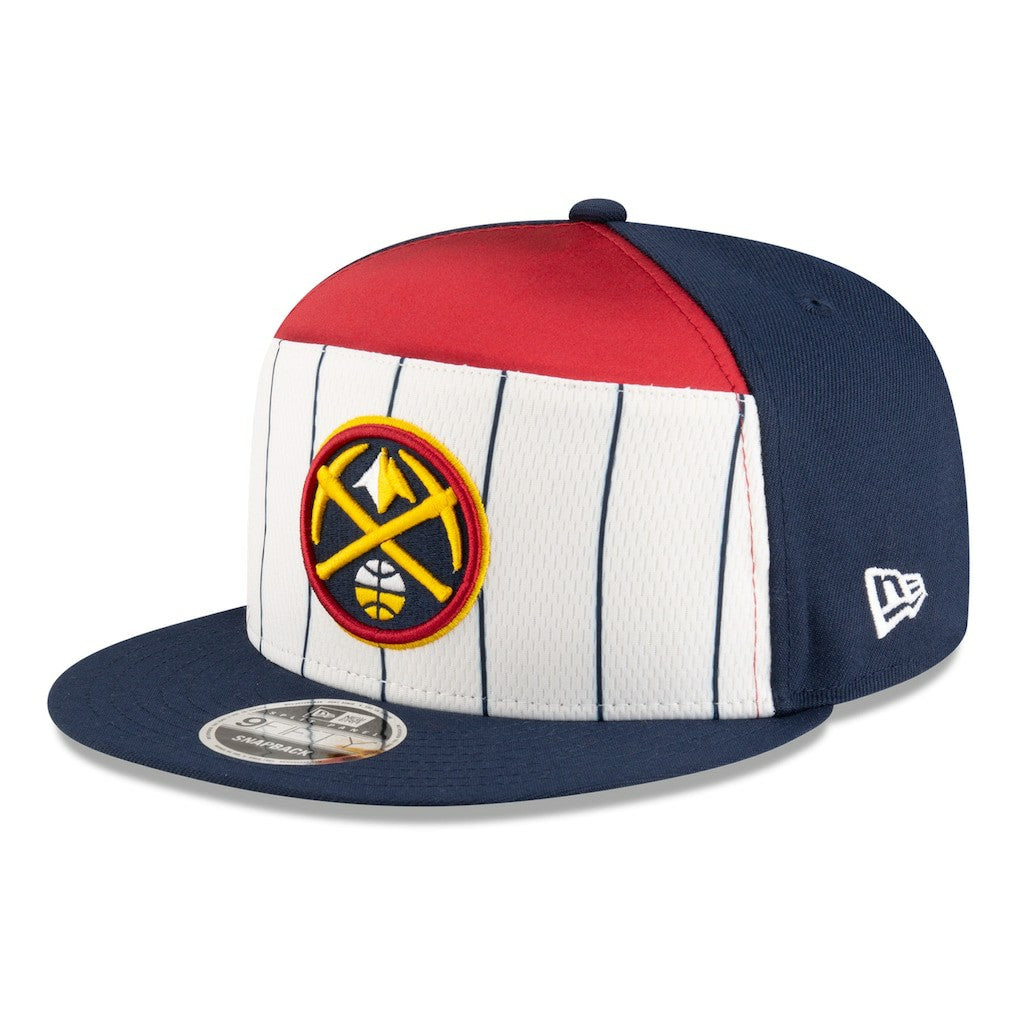Denver Nuggets 2025 NBA Tip Off Split Panel 9FIFTY Snapback Hat for sale White/Navy | New Era online