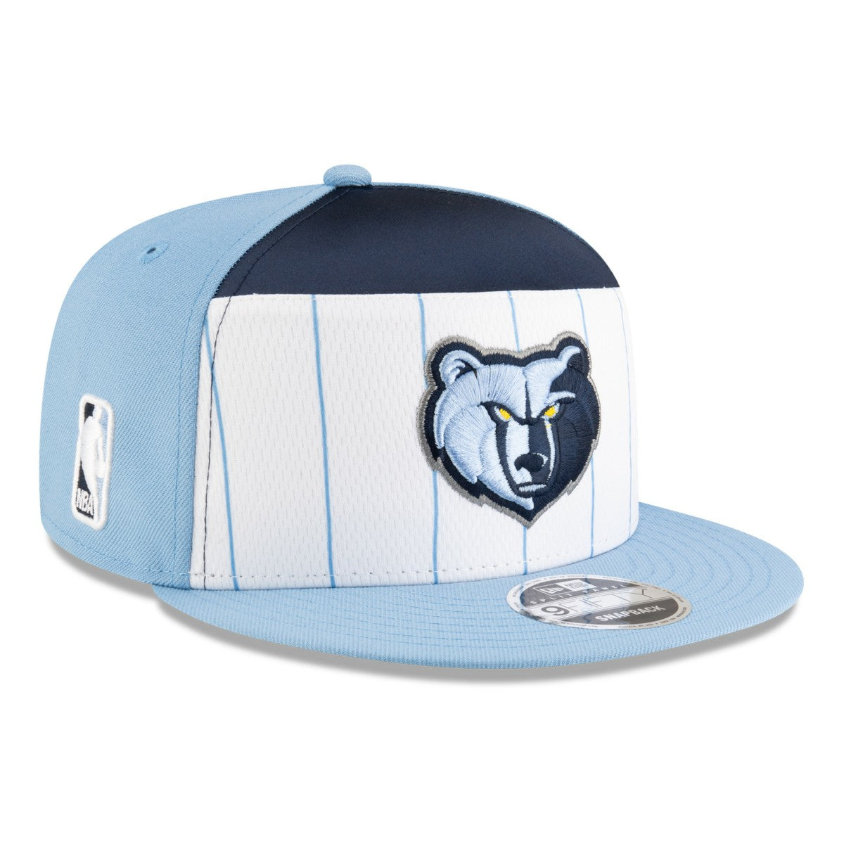 Memphis Grizzlies 2025 NBA Tip Off Split Panel 9FIFTY Snapback Hat White/Light Blue | New Era outlet