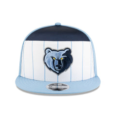 Memphis Grizzlies 2025 NBA Tip Off Split Panel 9FIFTY Snapback Hat White/Light Blue | New Era outlet