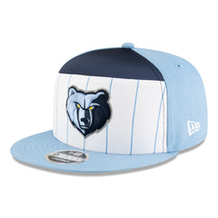 Memphis Grizzlies 2025 NBA Tip Off Split Panel 9FIFTY Snapback Hat White/Light Blue | New Era outlet