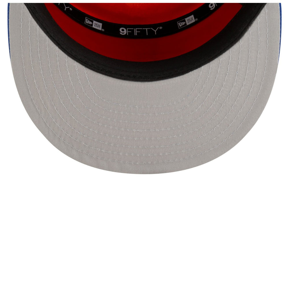 New York Knicks 2025 NBA Tip Off Split Panel 9FIFTY Snapback Hat White/Blue | New Era for sale