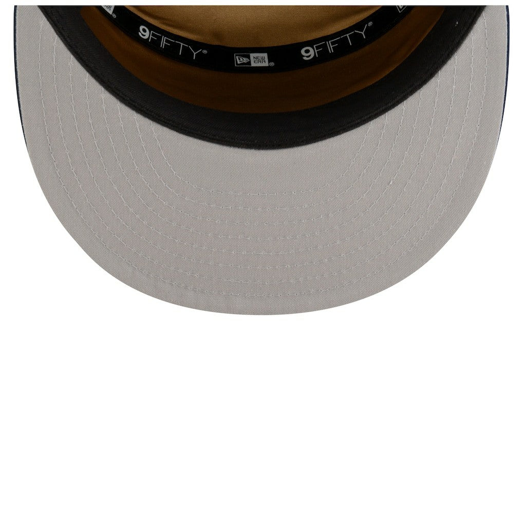New Orleans Pelicans 2025 NBA Tip Off Split Panel 9FIFTY Snapback Hat White/Navy | New Era Near Me