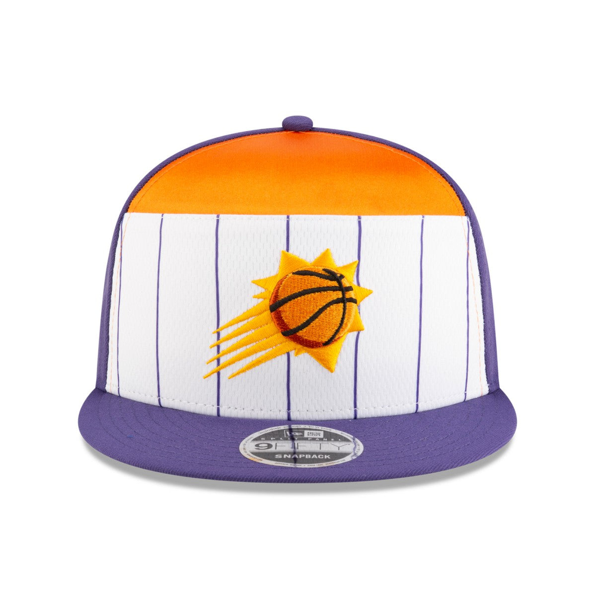 Phoenix Suns 2025 NBA Tip Off Split Panel 9FIFTY Snapback Hat White/Purple | New Era US