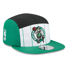 Boston Celtics 2025 NBA Tip Off Camper Adjustable Hat White/Kelly Green | New Era