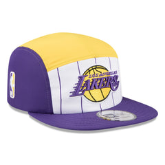 Los Angeles Lakers 2025 NBA Tip Off Camper Adjustable Hat White/Purple | New Era Lifestyle
