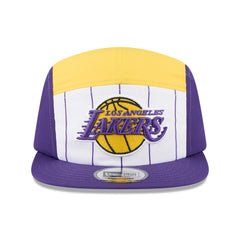 Los Angeles Lakers 2025 NBA Tip Off Camper Adjustable Hat White/Purple | New Era Lifestyle