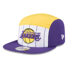 Los Angeles Lakers 2025 NBA Tip Off Camper Adjustable Hat White/Purple | New Era Lifestyle
