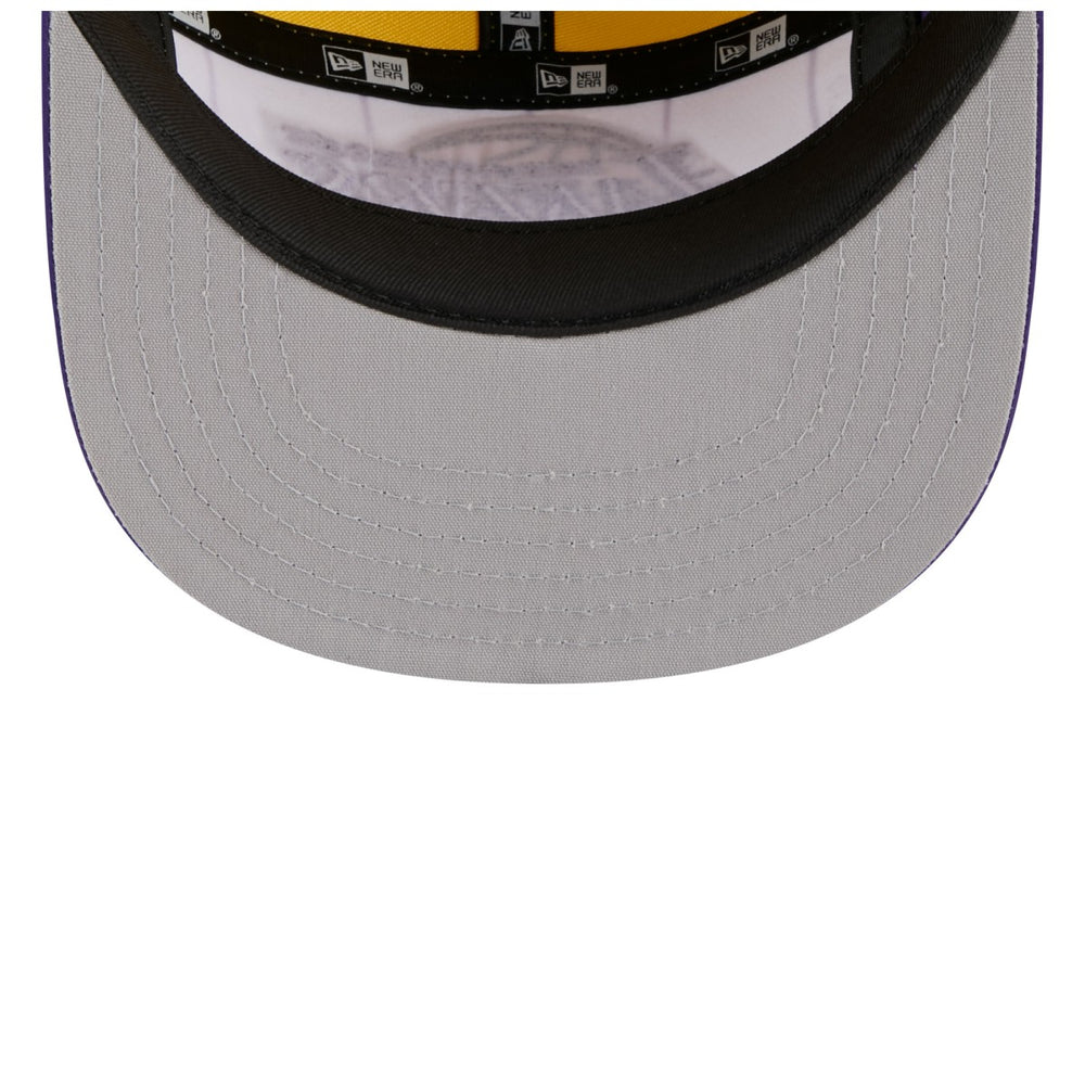 Los Angeles Lakers 2025 NBA Tip Off Camper Adjustable Hat White/Purple | New Era Lifestyle