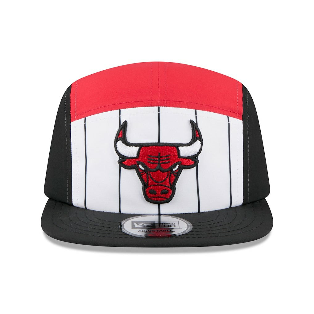 Chicago Bulls 2025 NBA Tip Off Camper Adjustable Hat White/Black | New Era Near Me