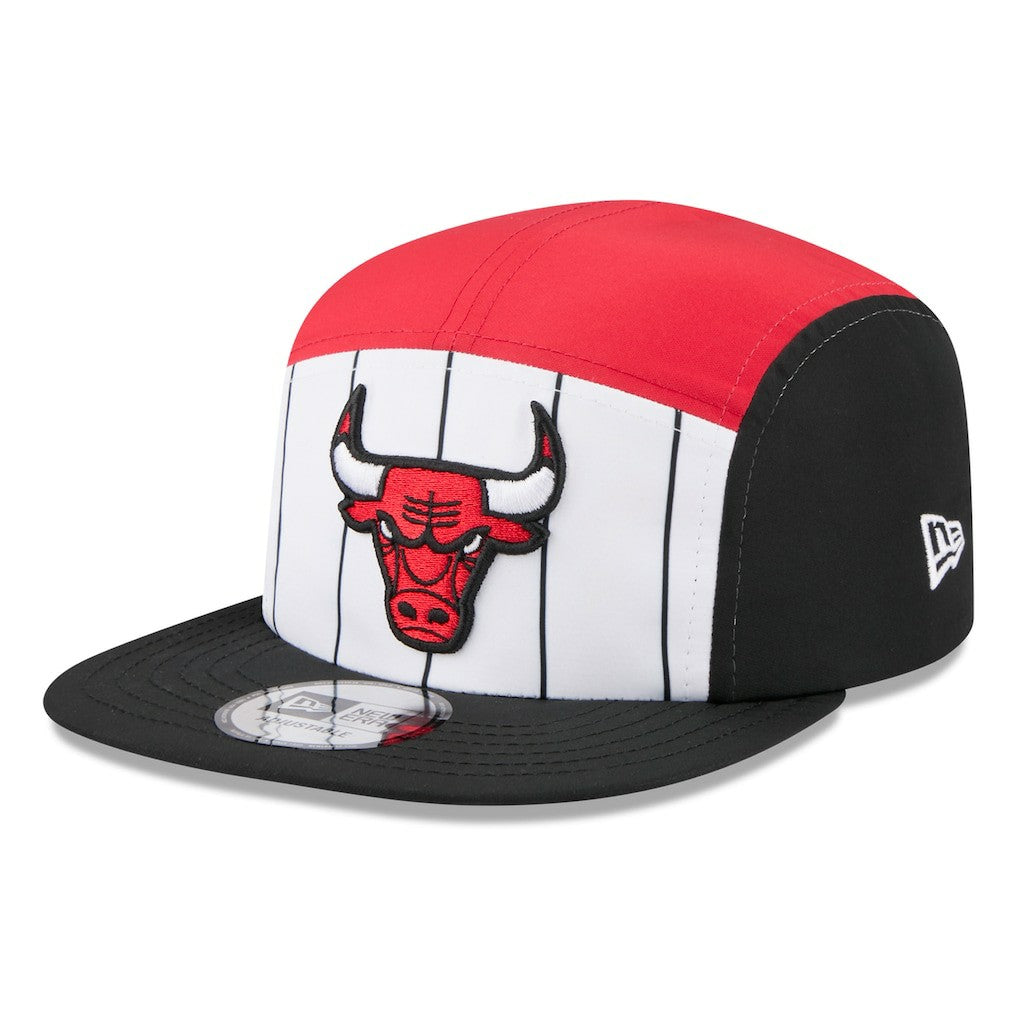 Chicago Bulls 2025 NBA Tip Off Camper Adjustable Hat White/Black | New Era Near Me