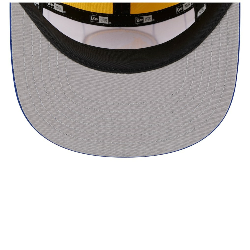 Golden State Warriors 2025 NBA Tip Off Camper Adjustable Hat for sale White/Royal | New Era Near Me