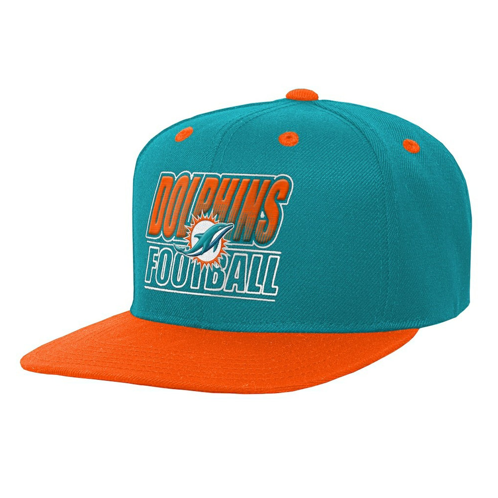 Miami Dolphins Outerstuff Youth Team Gradient Deadstock Snapback Hat Aqua