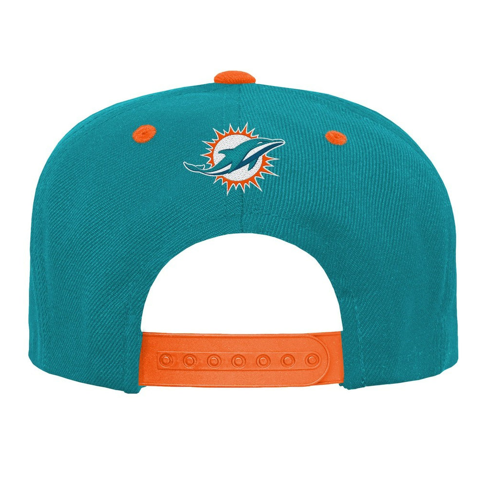 Miami Dolphins Outerstuff Youth Team Gradient Deadstock Snapback Hat Aqua