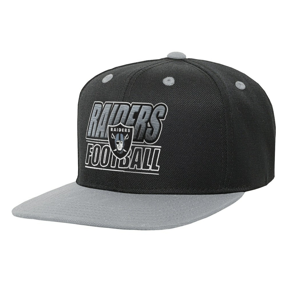 Las Vegas Raiders Outerstuff Youth Team Gradient Deadstock Snapback Hat Black