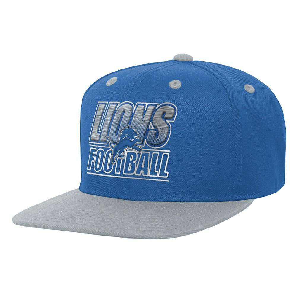 Detroit Lions Outerstuff Youth Team Gradient Deadstock Snapback Hat Blue