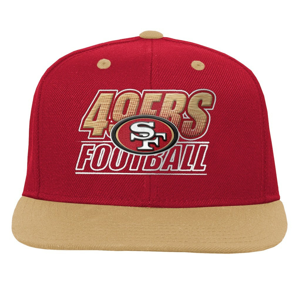 San Francisco 49ers Outerstuff Youth Team Gradient Deadstock Snapback Hat Scarlet