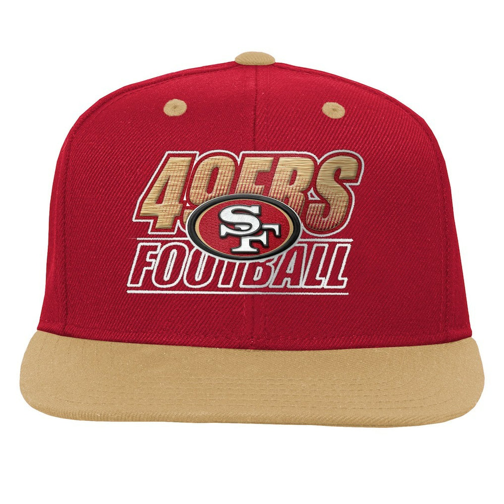 San Francisco 49ers Outerstuff Youth Team Gradient Deadstock Snapback Hat Scarlet