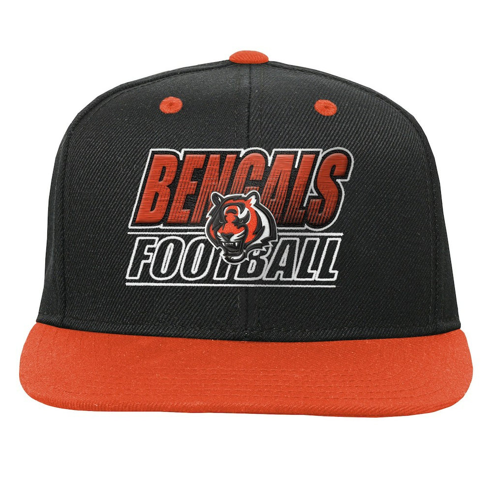 Cincinnati Bengals Outerstuff Youth Team Gradient Deadstock Snapback Hat Black