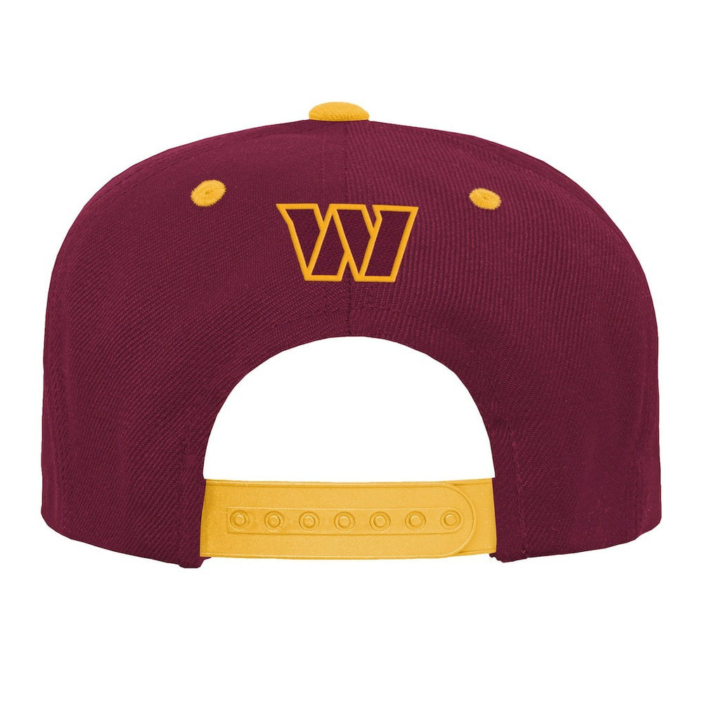 Washington Commanders Outerstuff Youth Team Gradient Deadstock Snapback Hat Burgundy