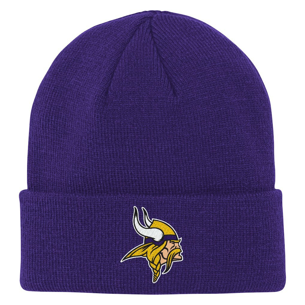Minnesota Vikings Outerstuff Youth Team Gradient Cuffed Knit Hat Purple