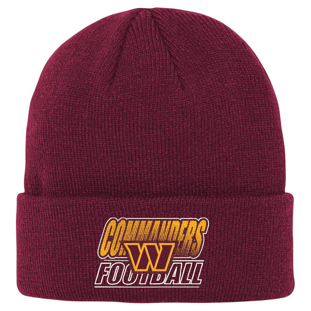 Washington Commanders Outerstuff Youth Team Gradient Cuffed Knit Hat Burgundy
