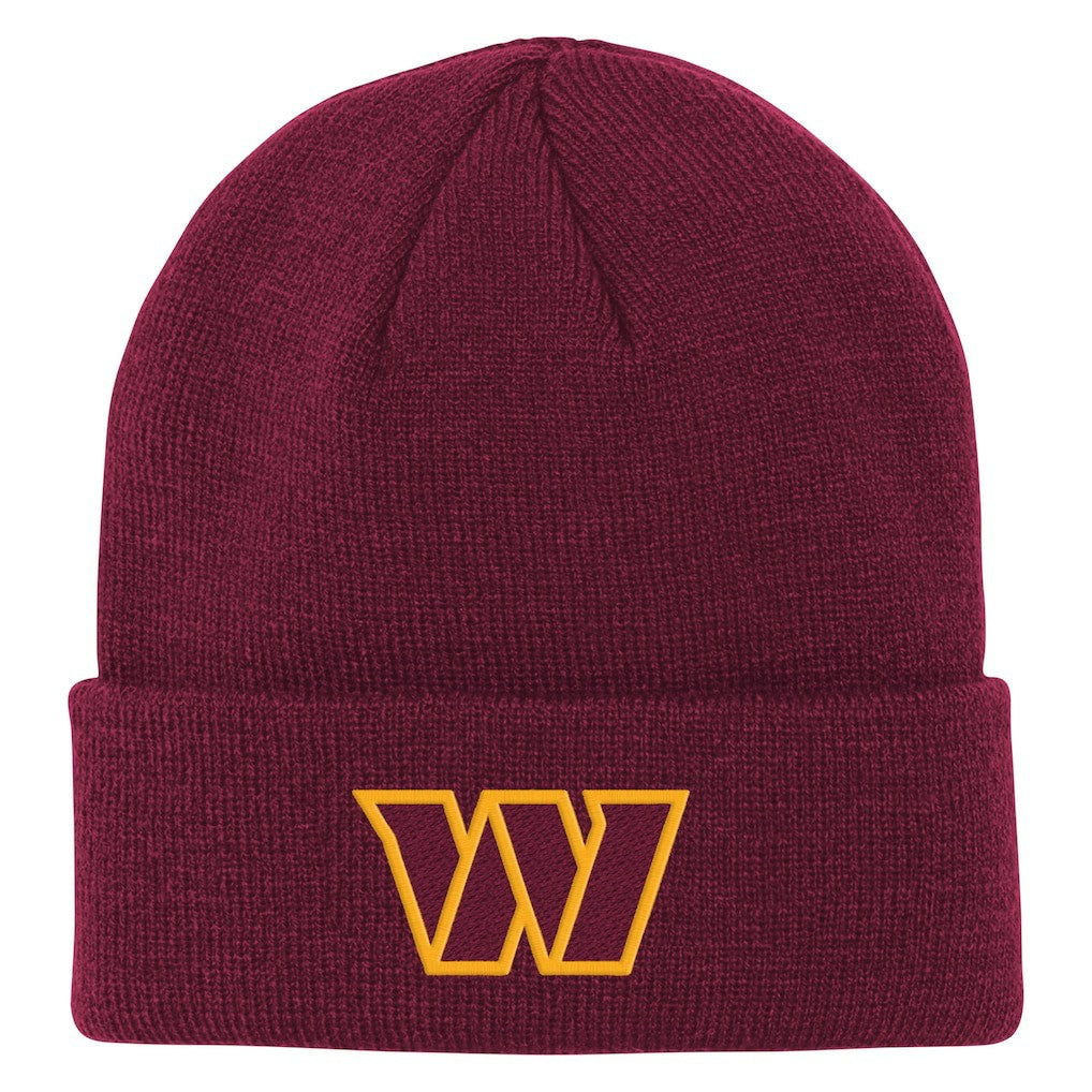 Washington Commanders Outerstuff Youth Team Gradient Cuffed Knit Hat Burgundy