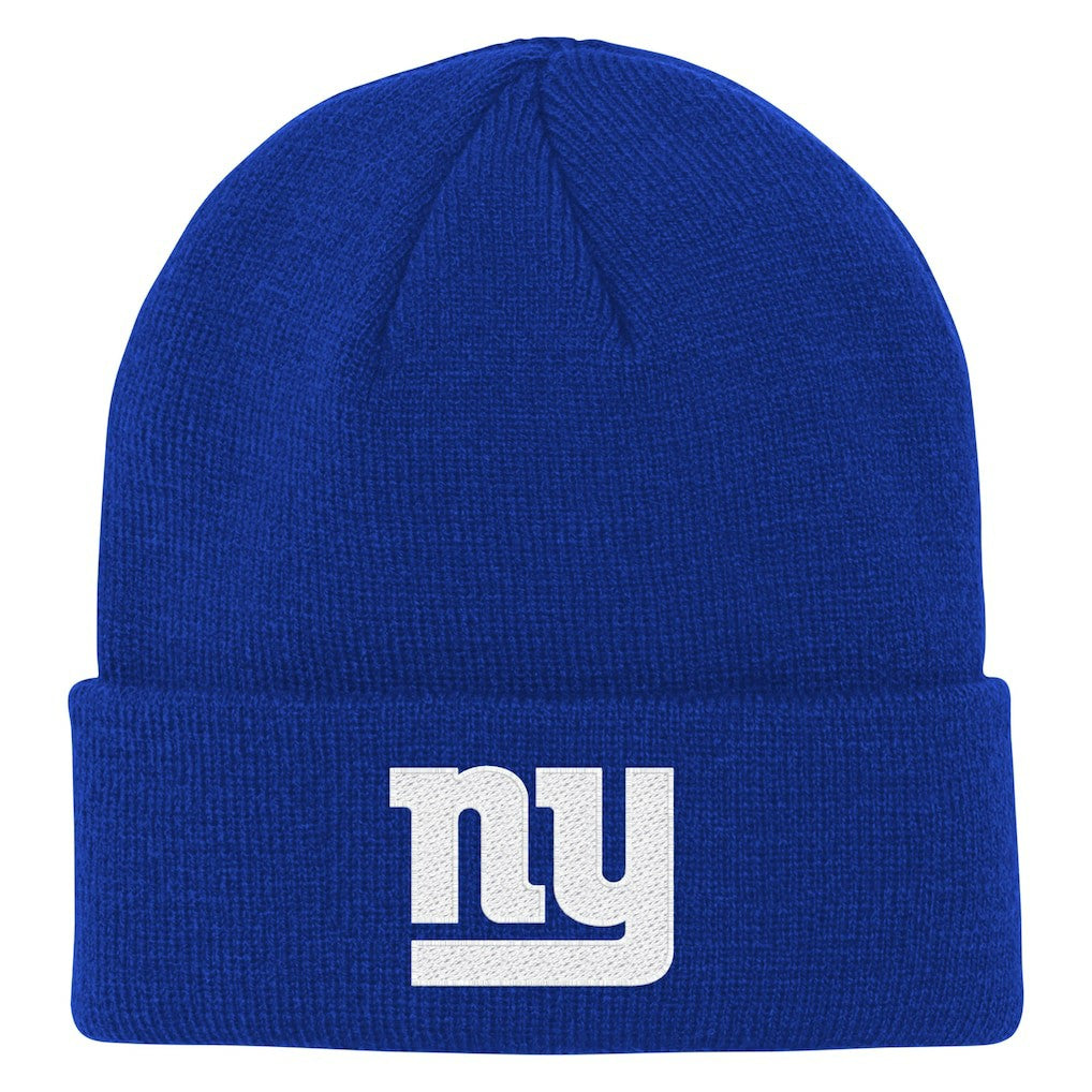 New York Giants Outerstuff Youth Team Gradient Cuffed Knit Hat Royal