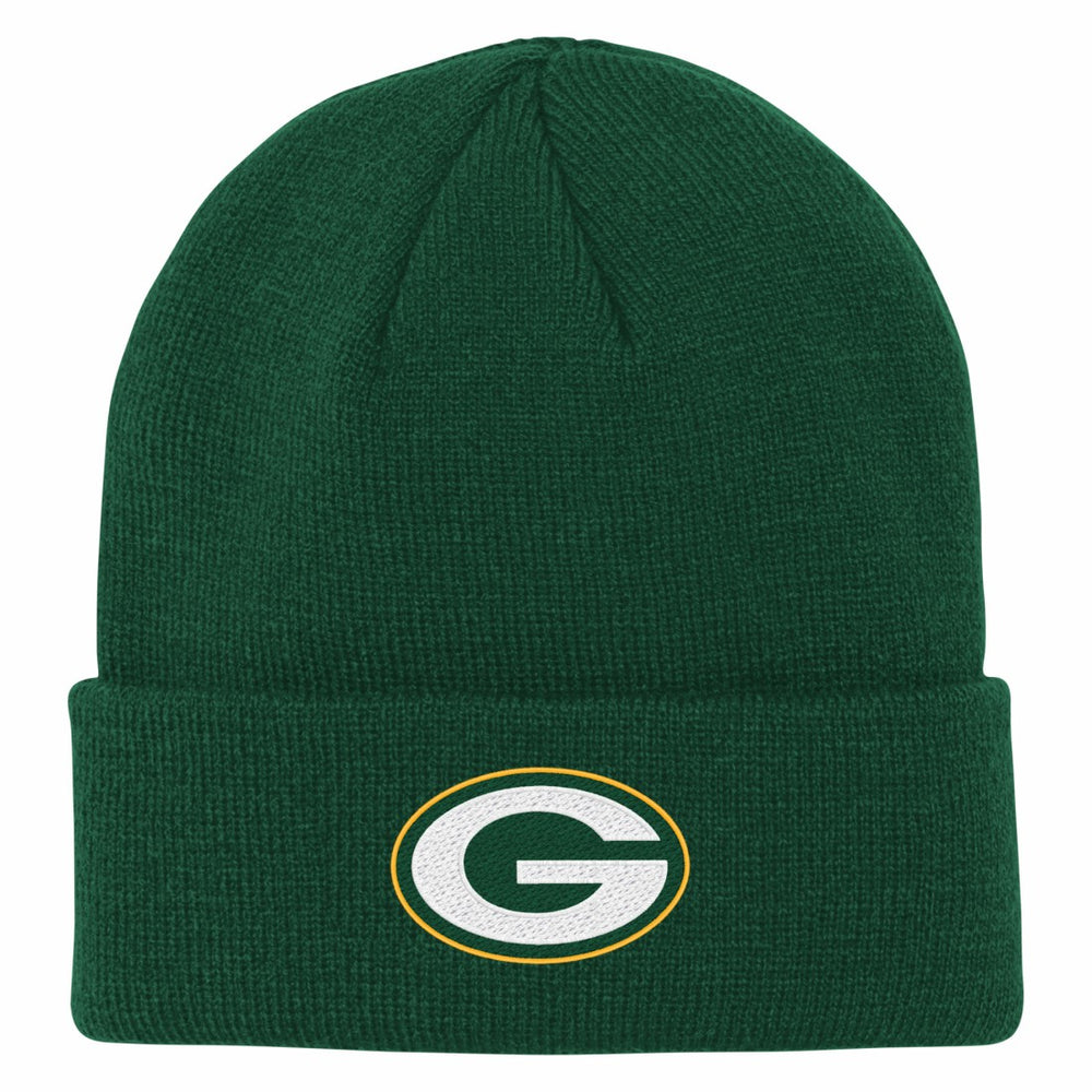 Green Bay Packers Outerstuff Youth Team Gradient Cuffed Knit Hat Green