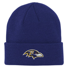 Baltimore Ravens Outerstuff Youth Team Gradient Cuffed Knit Hat Purple