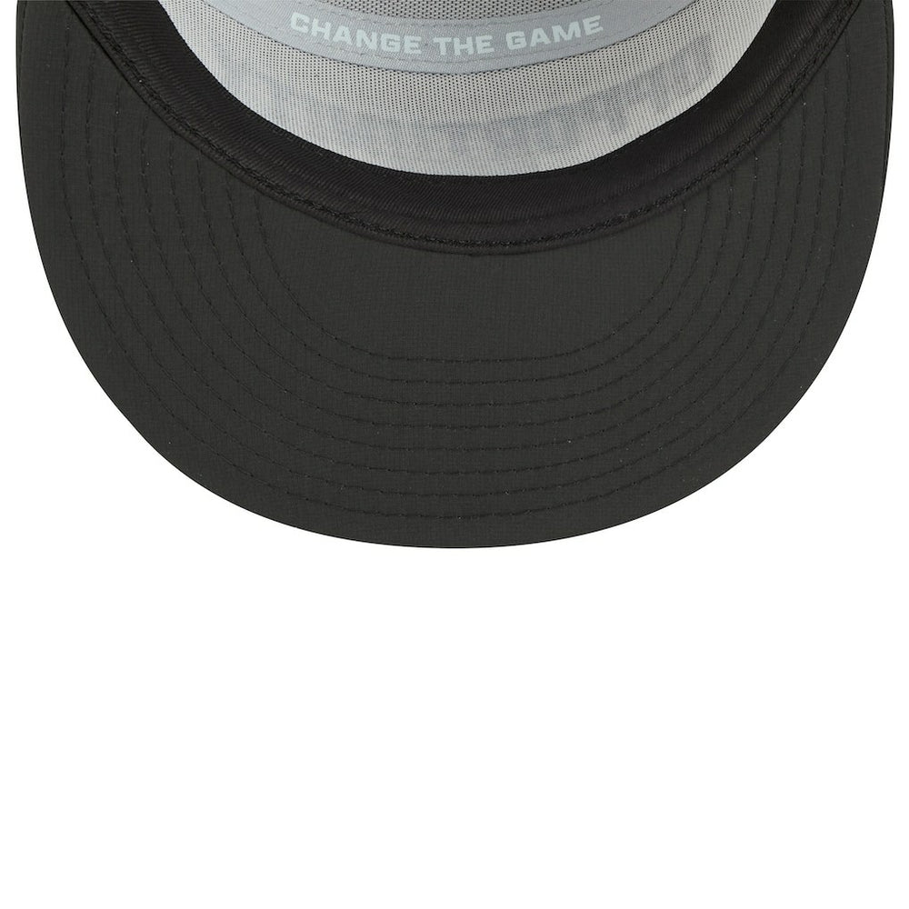 Las Vegas Raiders New Era 2025 Inspire Change Split Panel 9FIFTY Snapback Hat White/Black