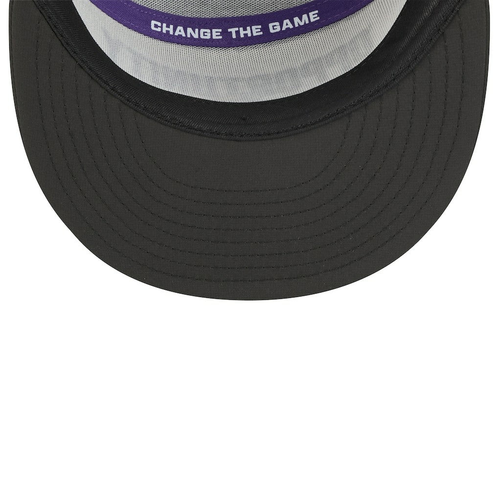 Minnesota Vikings New Era 2025 Inspire Change Split Panel 9FIFTY Snapback Hat White/Black