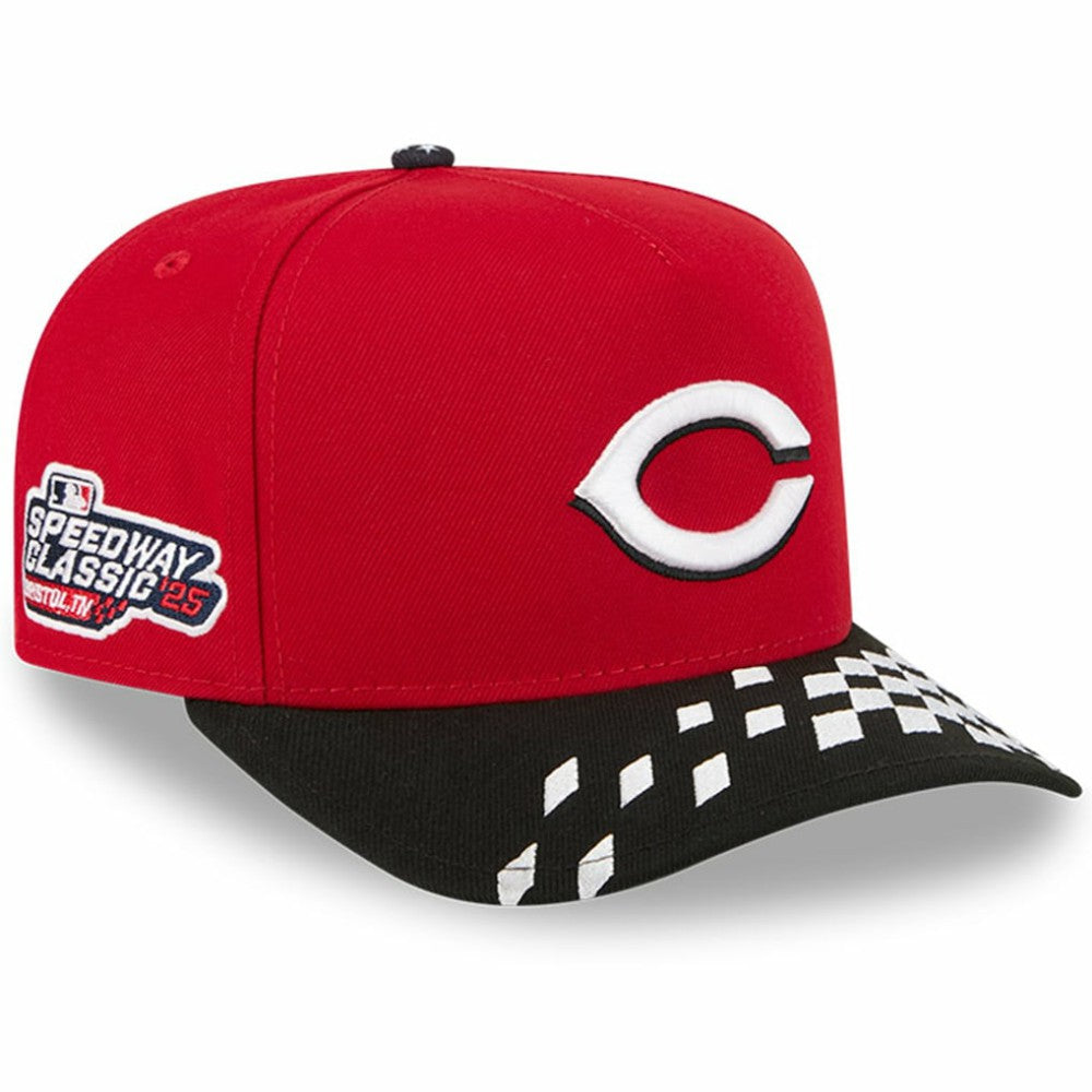 Cincinnati Reds New Era 2025 MLB Speedway Classic A-Frame 59FIFTY Fitted Hat - Red/Black - New Era on Sale