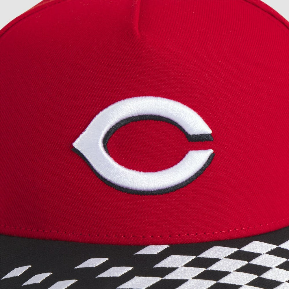 Cincinnati Reds New Era 2025 MLB Speedway Classic A-Frame 59FIFTY Fitted Hat - Red/Black - New Era on Sale