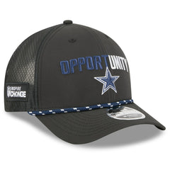 Dallas Cowboys New Era 2025 Inspire Change 9FORTY M-Crown Adjustable Hat Black