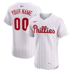 Philadelphia Phillies Nike Home Elite Custom Jersey - White - Nike Online